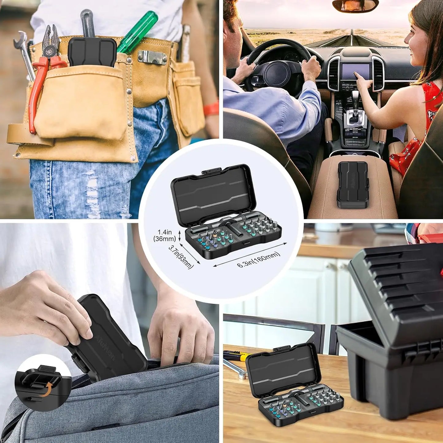 FixPro – 24‑in‑1 Multifunctional Screwdriver & Ratchet Wrench Set