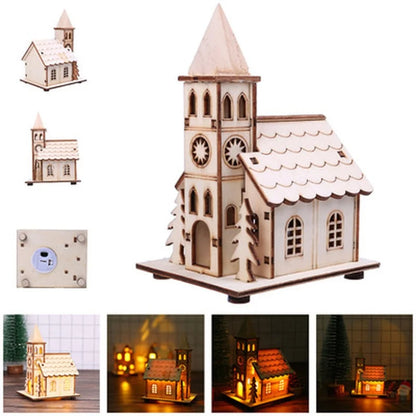Lumihome – LED Wooden House Christmas Decorations