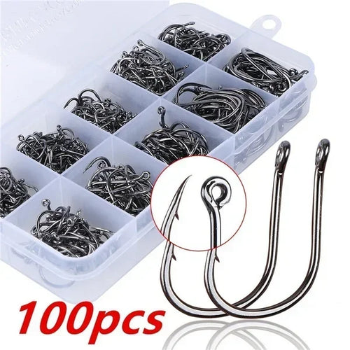 HookPro – Carbon Steel Fishing Hooks Set