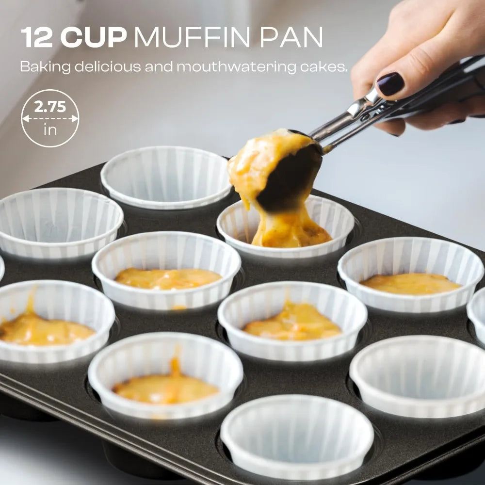 OvenCraft – 12-Piece Nonstick Bakeware &amp; Utensil Set