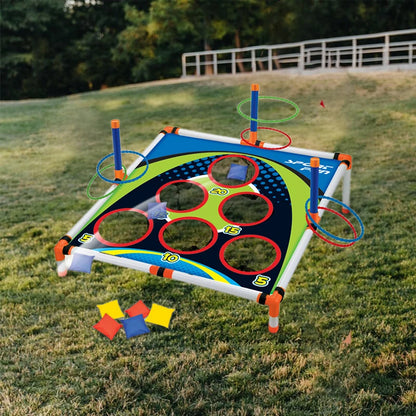 TossMate – Portable Cornhole Ring Toss Game