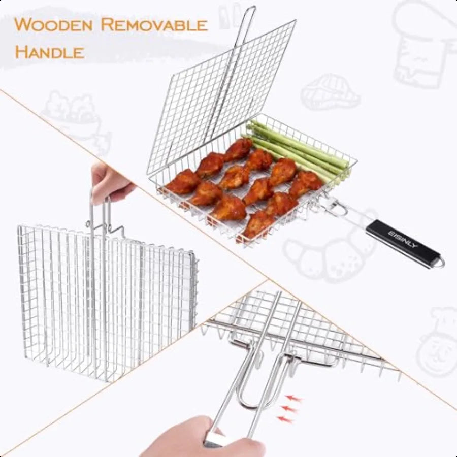GrillMate - Portable Grilling Basket