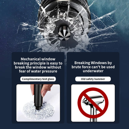 SafeBreak – Aluminum Car Emergency Safety Hammer