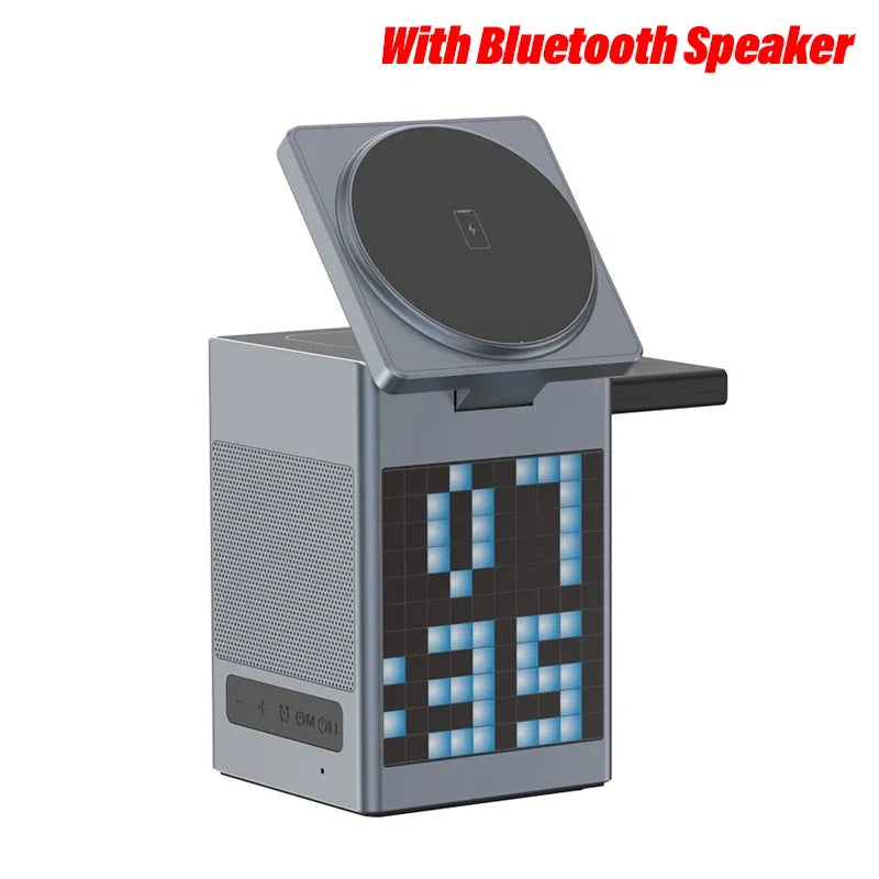 ChargeHub – Wireless Charger with Bluetooth Speaker