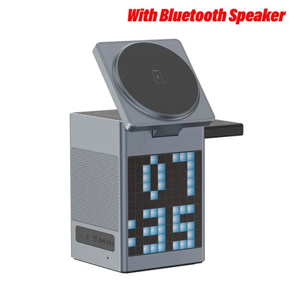 ChargeHub – Wireless Charger with Bluetooth Speaker