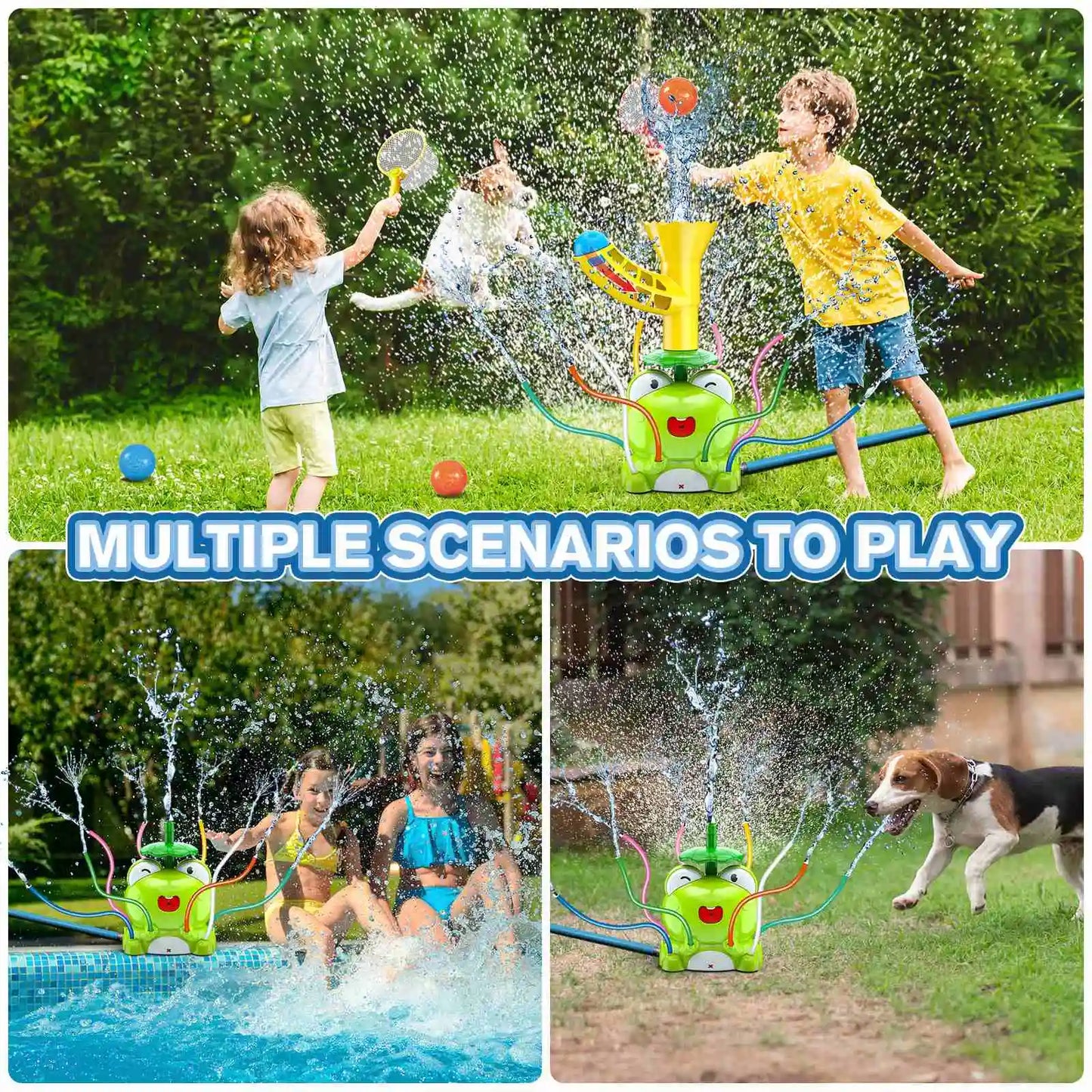 SplashFrog – Spinning Water Sprinkler Game