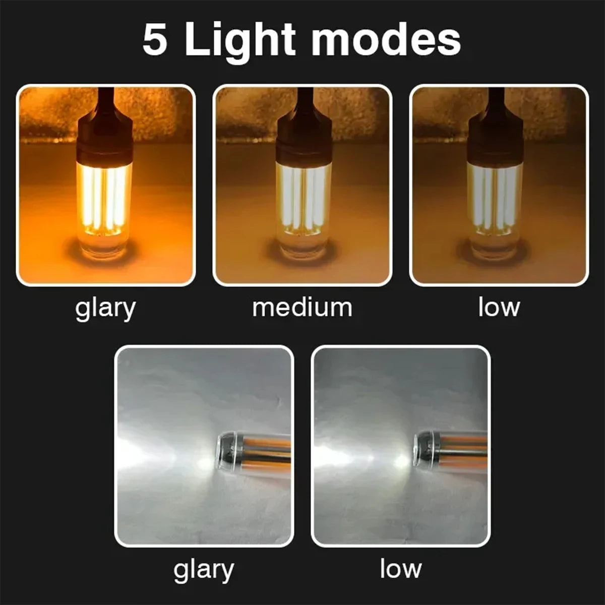GlowCamp – Rechargeable LED Camping Light