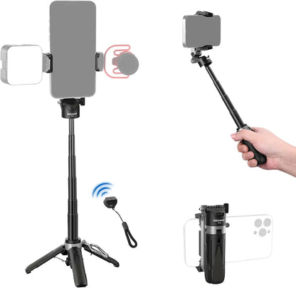 SnapFlex – Selfie Stick & Travel Tripod with Bluetooth Remote
