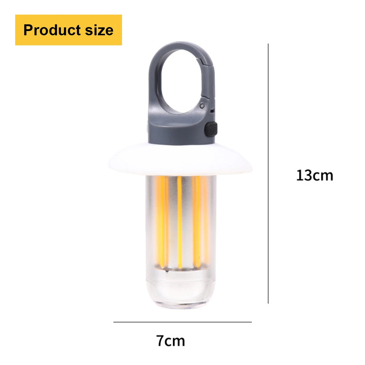 GlowCamp – Rechargeable LED Camping Light