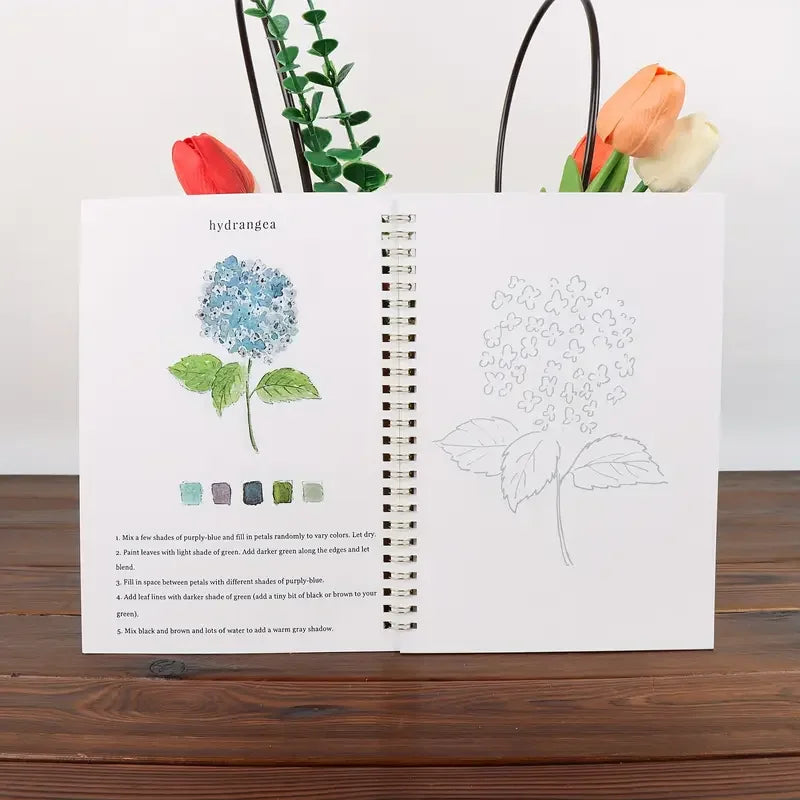 PetalPlay – Floral Watercolor Workbook
