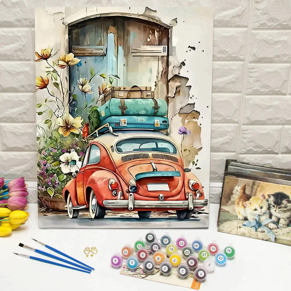 SweetJourney – DIY Digital Oil Paint by Number Kit