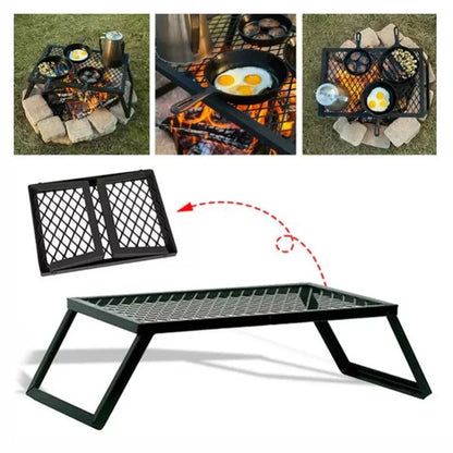 CampGrate - Foldable Fire Pit Stand