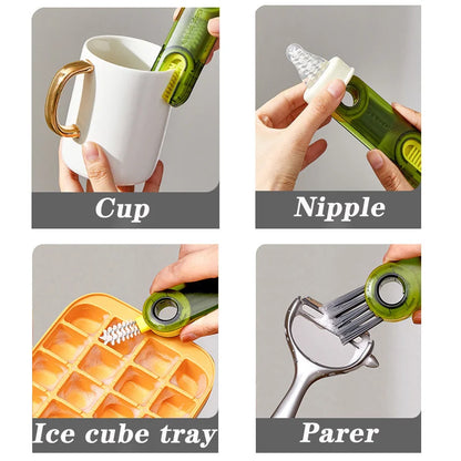 CleanEase – U-Shaped Multifunctional Cleaning Brush