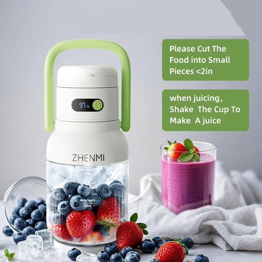 FreshBoost – Portable USB-C Rechargeable Juicer