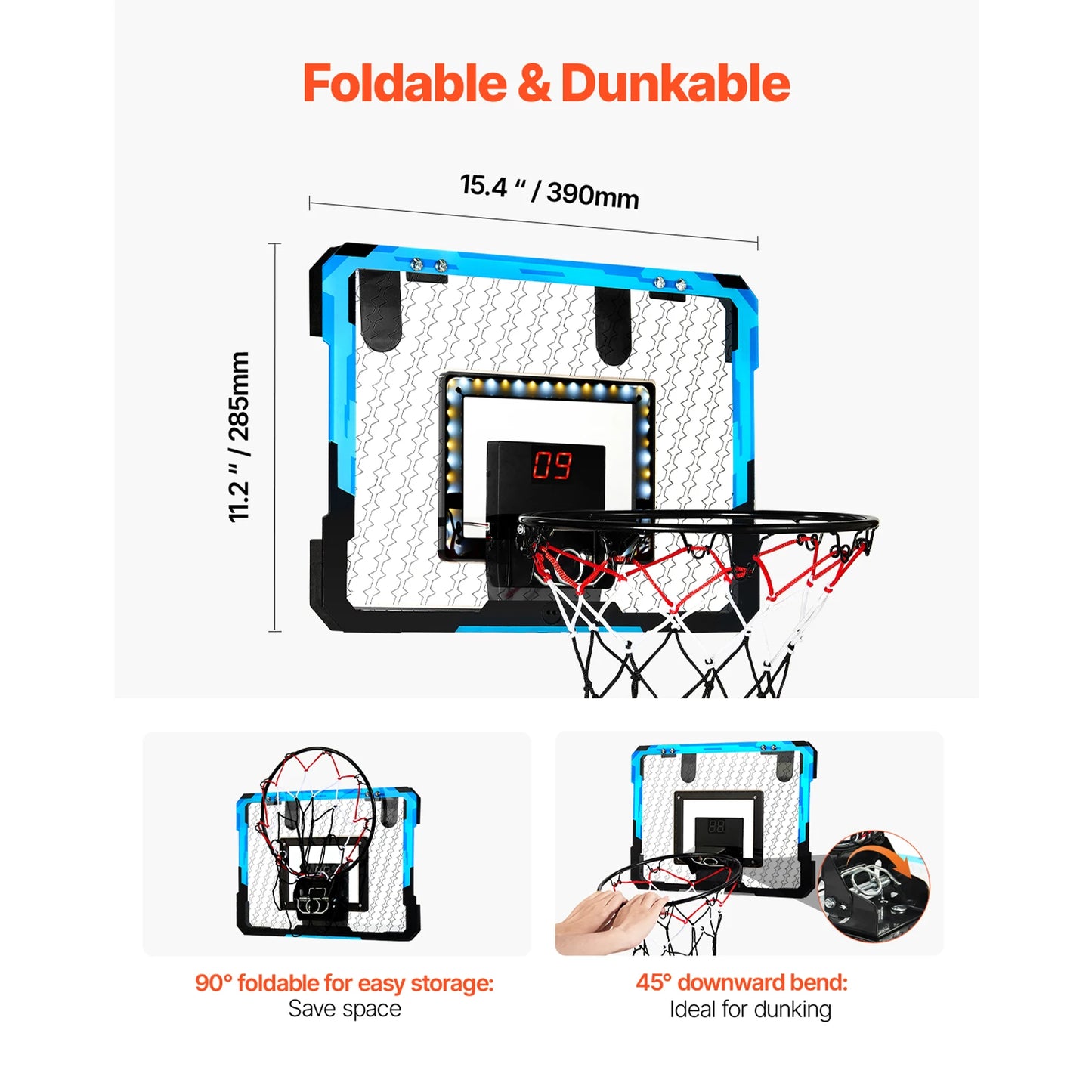 HoopPlay – Foldable Basketball Hoop Set