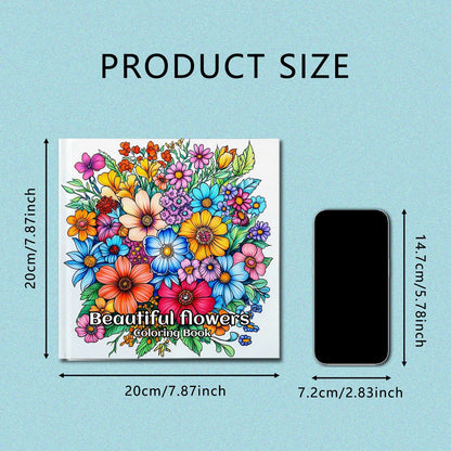 PetalCanvas – 24-Page Flower Coloring Book for Adults &  Teens