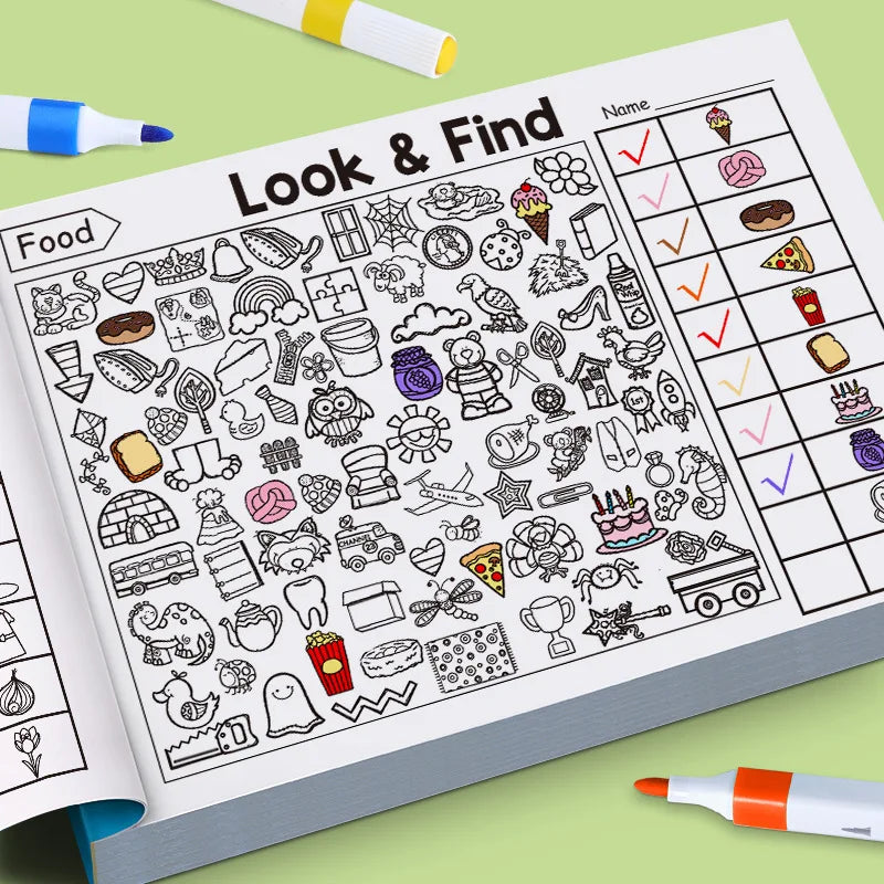 MindQuest – Children’s Search and Color Activity Book