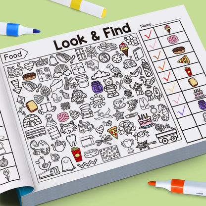 MindQuest – Children’s Search and Color Activity Book
