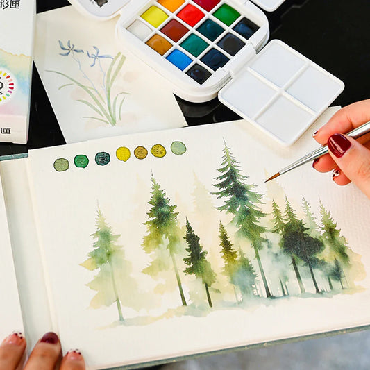 Colorivy – 16-Color Mini Watercolor Travel Set