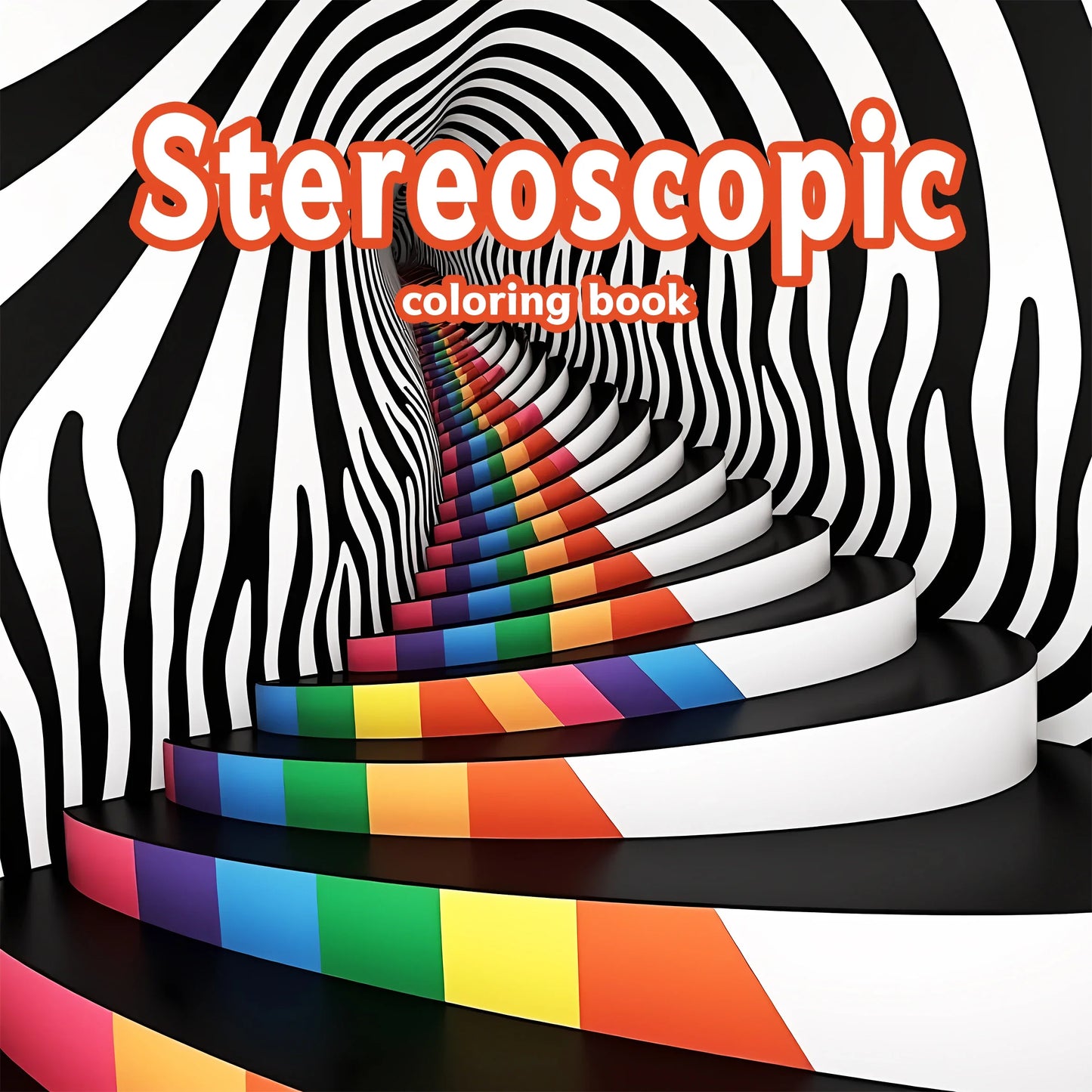 DepthHue – Stereoscopic Pattern Adult Coloring Book