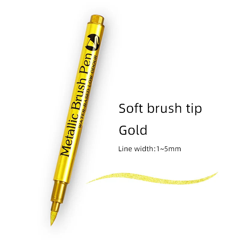 ShineLine – Metallic Gold and Silver Marker Set