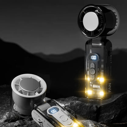 TurboBreeze – Foldable 100-Speed Handheld Cooling Fan