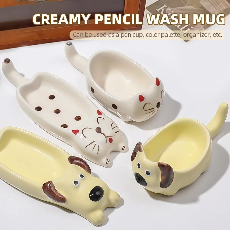 BrushBuddy – Acrylic Art Brush Cleaning Cup