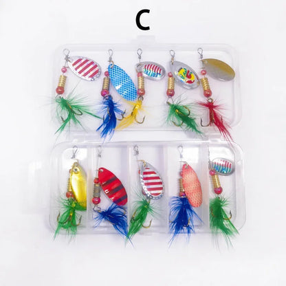 SpinStrike – Metal Spinner Spoon Lure Kit