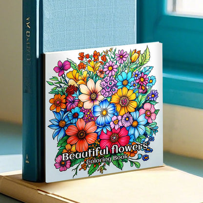 PetalCanvas – 24-Page Flower Coloring Book for Adults &  Teens