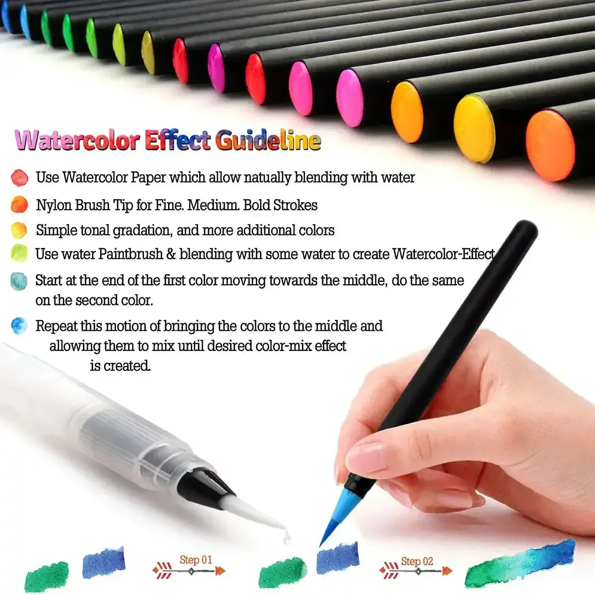 ColorMark – Watercolor Brush Pen Set