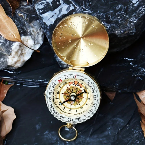 Copper Survival Compass