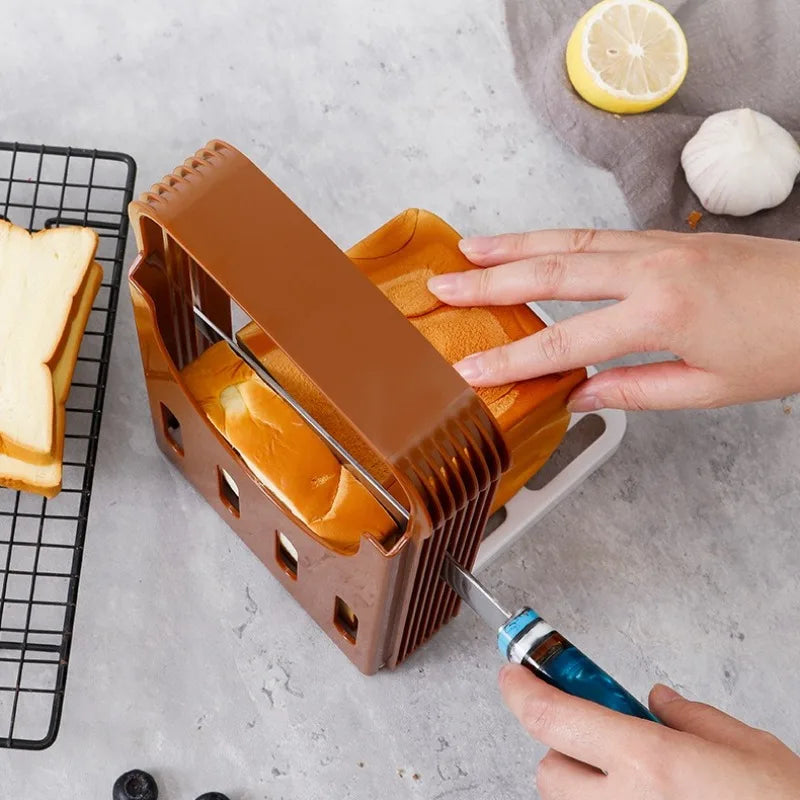 Slicer– Foldable Bread &amp; Toast Slicing Rack