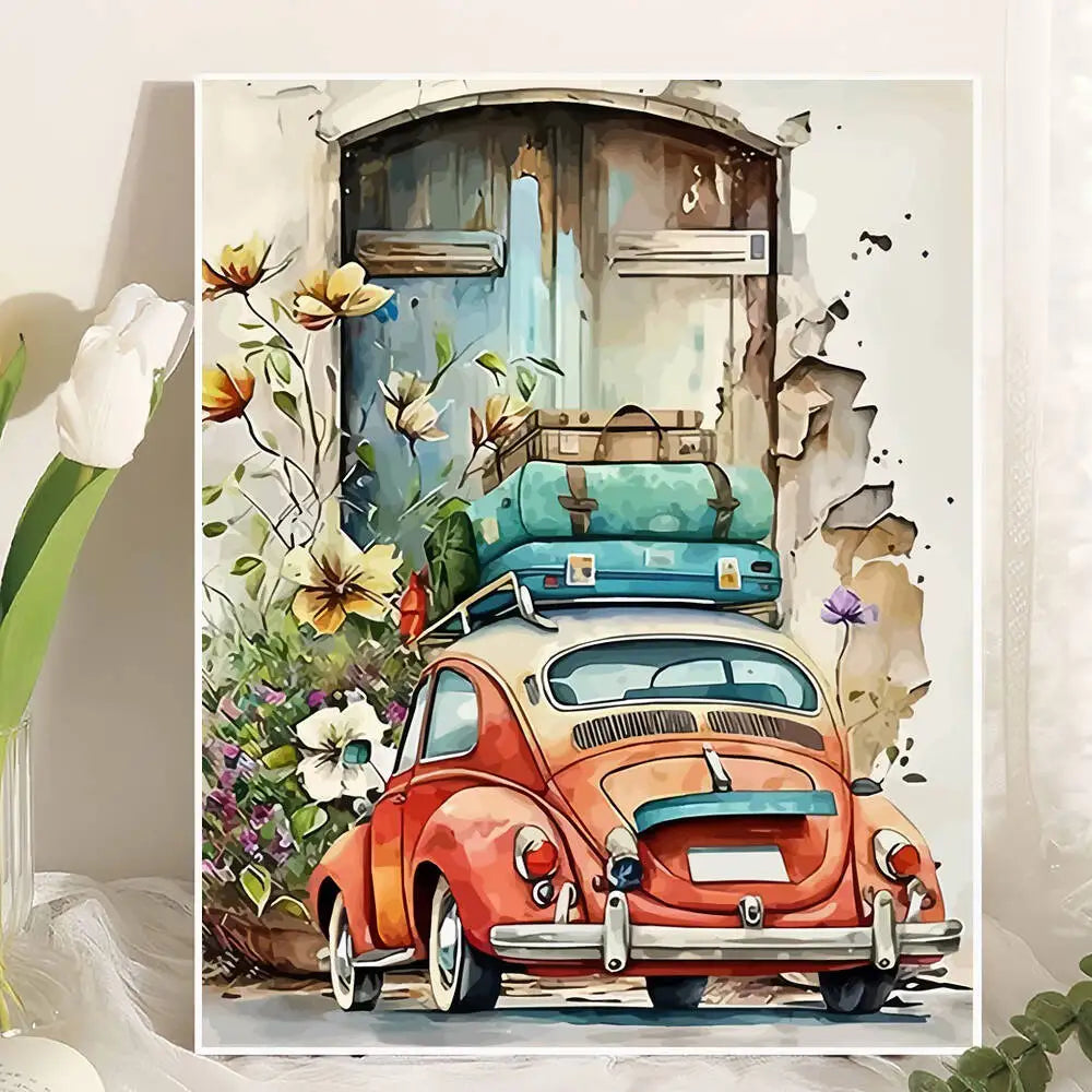 SweetJourney – DIY Digital Oil Paint by Number Kit