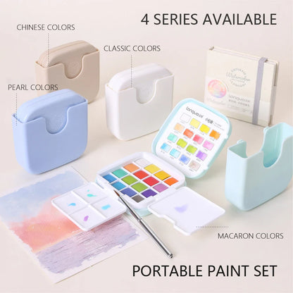 Colorivy – 16-Color Mini Watercolor Travel Set