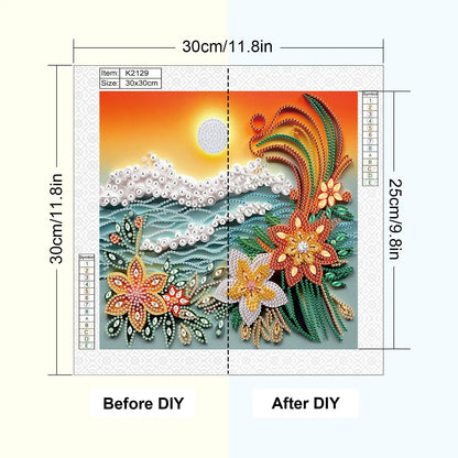 WaveGlimmer – Special Shape Diamond Art Painting Kit