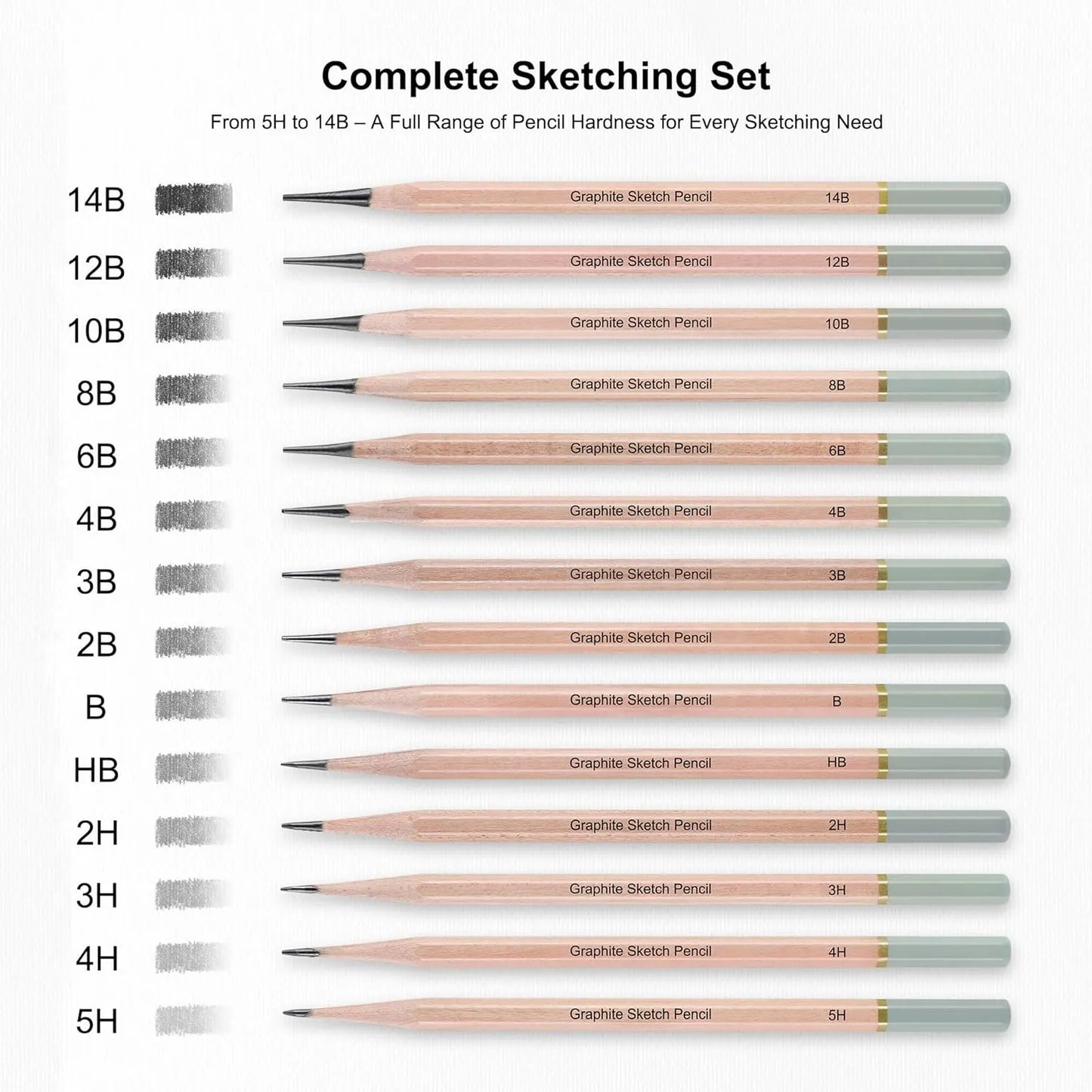ArtVibe – 29-Piece Professional Drawing Pencil Set