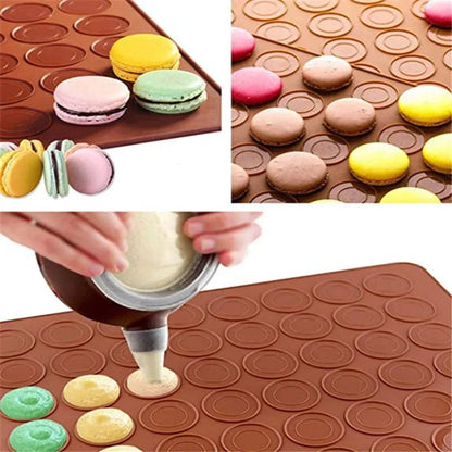 MacroBake – 48-Hole Non-Stick Silicone Macaron Baking Mat
