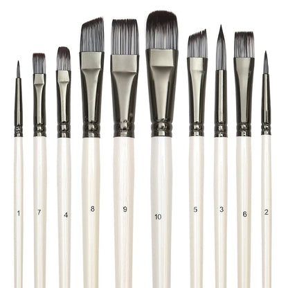 BrushMaster – All-Media Artist Paint Brush Set