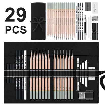 ArtVibe – 29-Piece Professional Drawing Pencil Set
