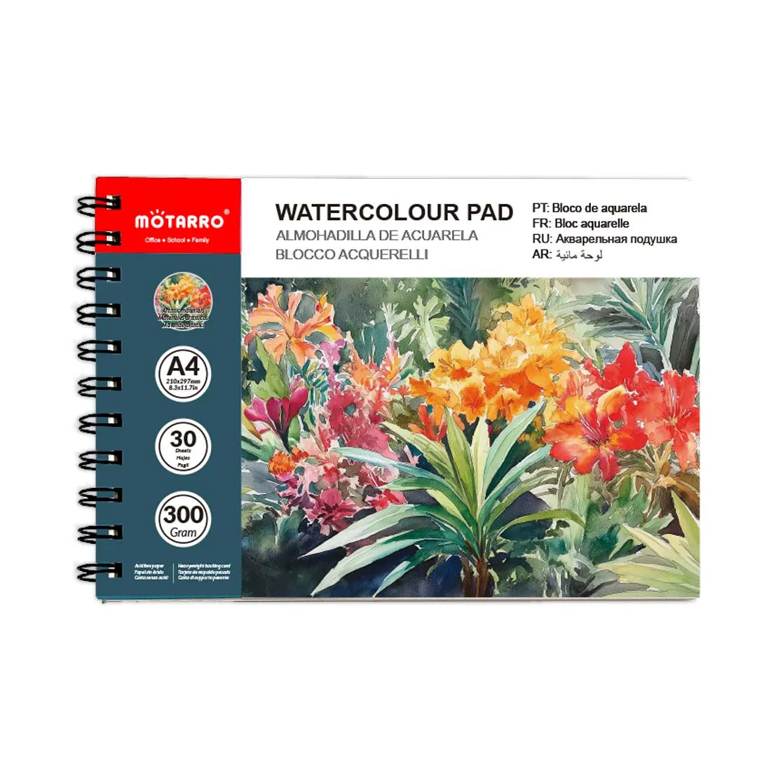 ColorSprout – A4 Watercolor Paper Book