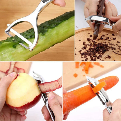 PeelMaster – Stainless Steel Multifunction Vegetable Peeler