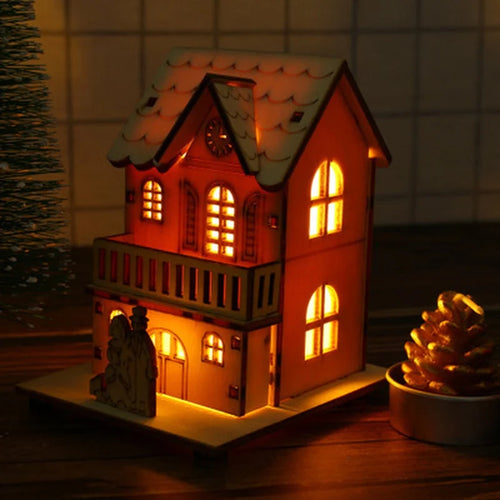 Lumihome – LED Wooden House Christmas Decorations