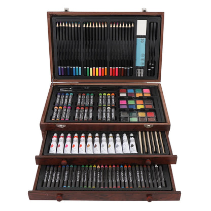 HueCrest – 142PCS Professional Wooden Art Set