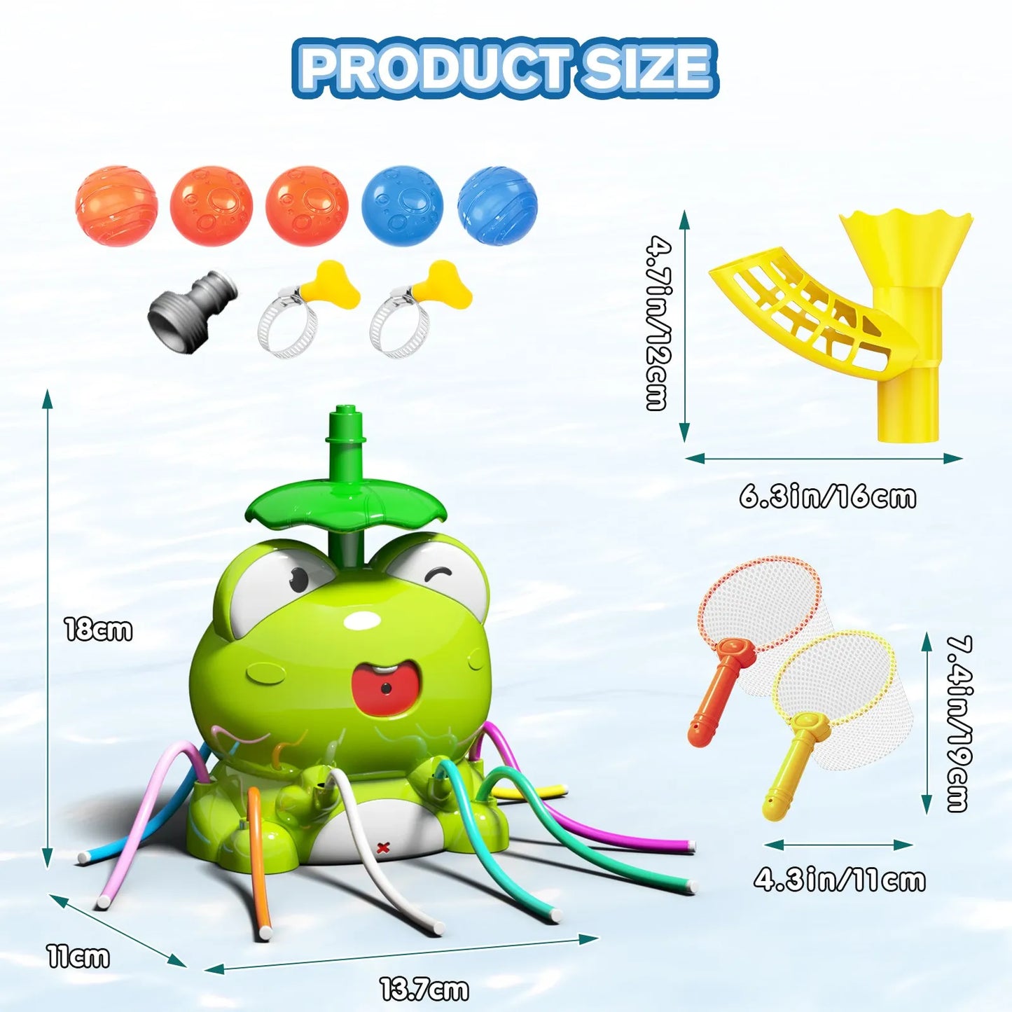 SplashFrog – Spinning Water Sprinkler Game