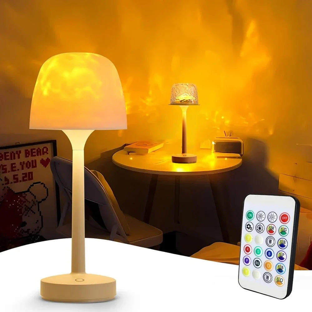 LumeWave – LED Aurora Projection Lamp