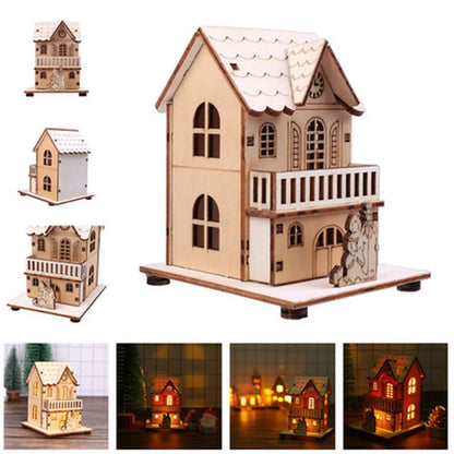 Lumihome – LED Wooden House Christmas Decorations