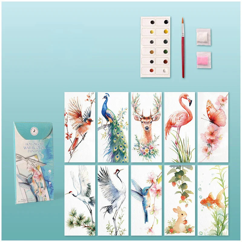 ColorRipple – DIY Watercolor Bookmark Set