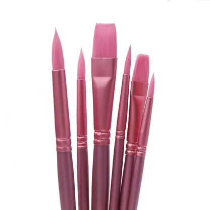 AquaLure – 4 Piece Sharp and Flat Watercolor Brush Set