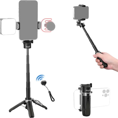 SnapFlex – Selfie Stick & Travel Tripod with Bluetooth Remote