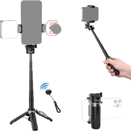 SnapFlex – Selfie Stick & Travel Tripod with Bluetooth Remote